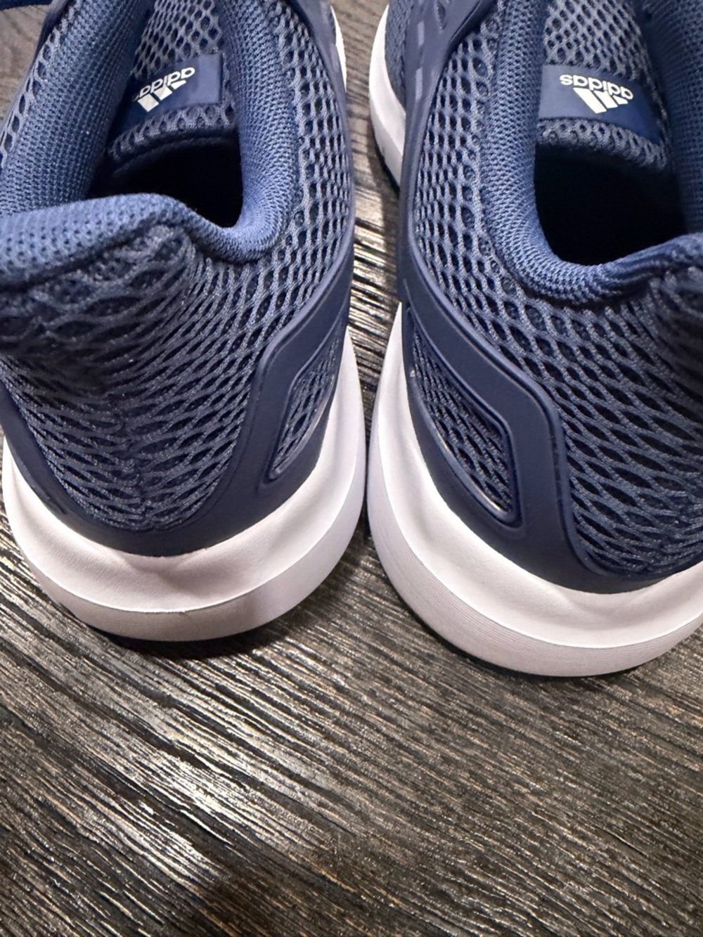 ADIDAS ULTIMASHOW SIZE 11.5 NAVY RUNNING SHOES TRAINING GYM SHOES - Picture 8 of 11